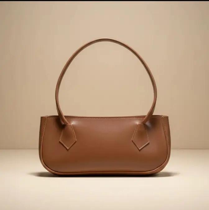 Women's Rexine Plain Shoulder Bag